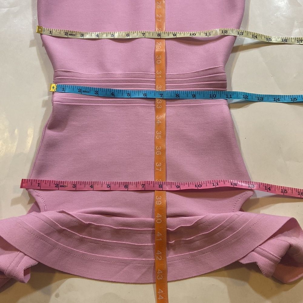 Super Stretch Women Pale Pink Color Dress Size XS - Picture 7 of 16